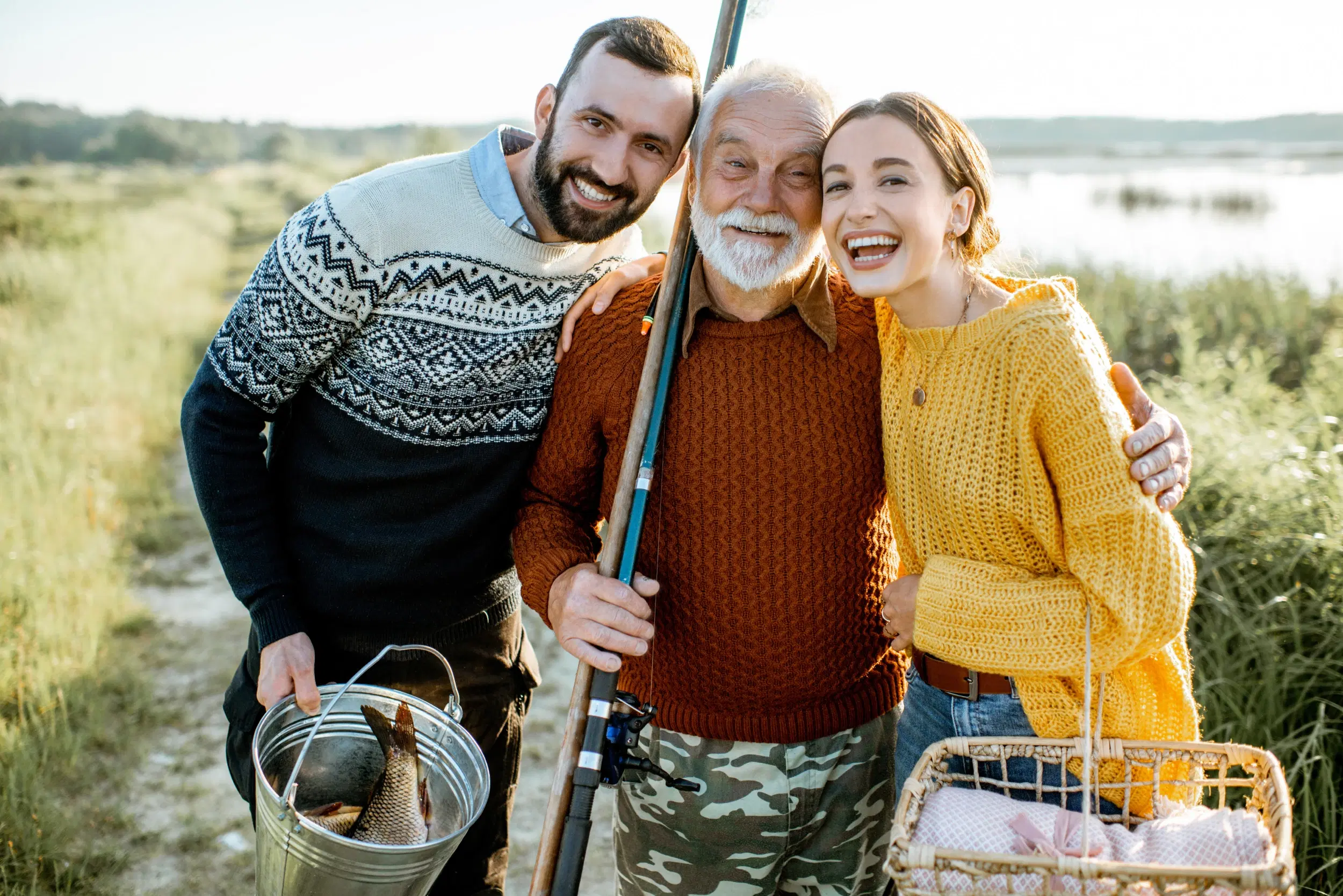 People spending time with family